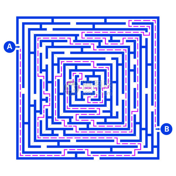 大脑游戏迷宫 图片