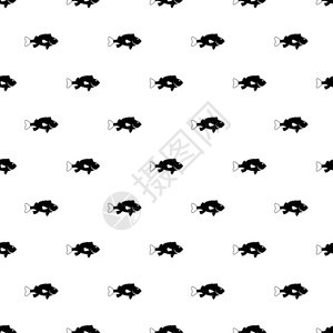 水生动物鱼类恐龙乌龟矢量背景图图片