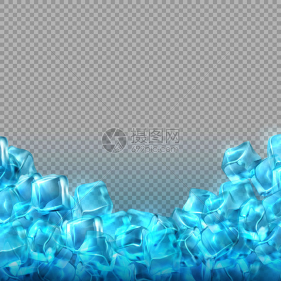 3d写实三维冰方图片