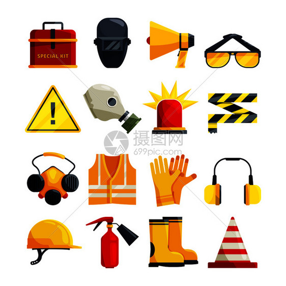 工作和安全设备防护服图片