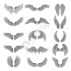 天使之翼蛋糕背景