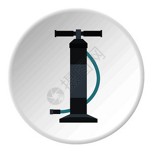 汽车泵标用圆形矢量插图图片
