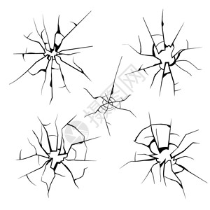 粉碎的冰裂玻璃质控盘的玻璃质控盘的表面板块玻璃纤维质矢量的玻璃