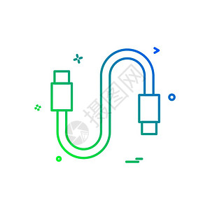 视频电缆插画_视频电缆卡通_视频电缆插图_手绘_板绘_摄图网