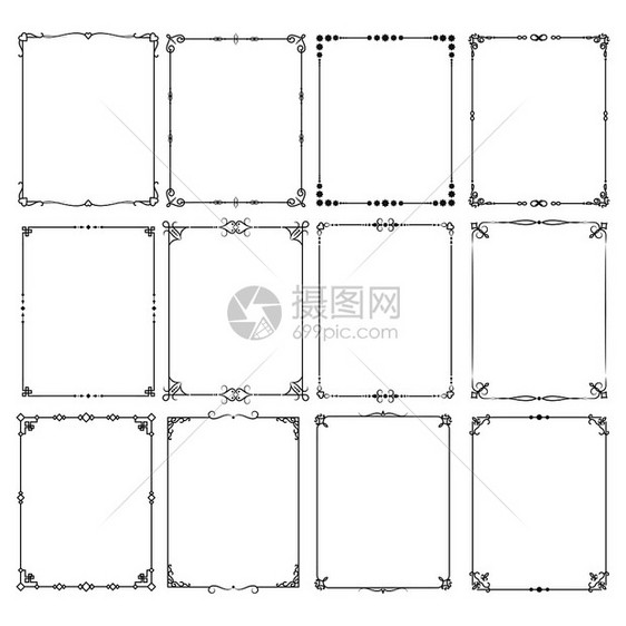 复古边框图片
