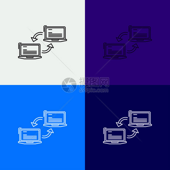 用于网络和应程序的行样式设计eps10矢量图解eps10抽象模板背景图片