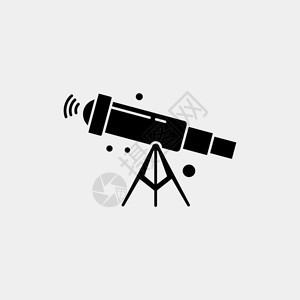 矢量望远镜图标图片