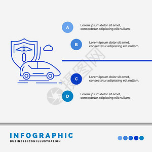 汽车保护网站和演示文稿的图模板图图片
