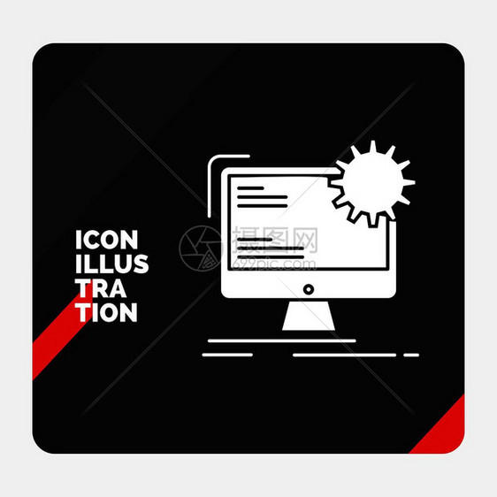 用于互联网布局页面网站静态图形标的红色和黑创作演示文稿背景矢量eps10抽象模板背景图片