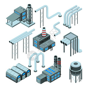 茉莉花一系列产品包装工业厂和管道病媒说明工厂管道和一系列工业建筑
