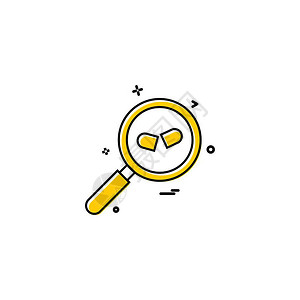 书本放大镜插画-书本放大镜卡通-男孩在贴剪板上的纸写字身着医生大衣