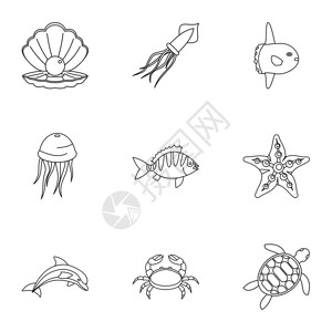 海钓鱼虾插画_海钓鱼虾卡通_海钓鱼虾插图_手绘_板绘_摄图网
