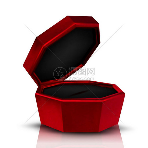 红天鹅绒打开了首饰盒矢量为生日妇女模拟盒装了贵重的钻石项链辅助的紧凑容器符合实际的3d插图关闭的红色天鹅绒打开了首饰盒矢量图片
