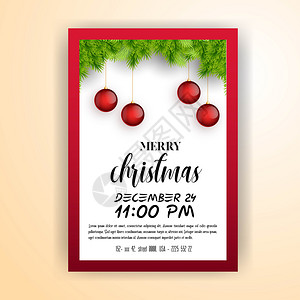 圣诞活动海报圣诞节党贺卡和海报矢量eps10抽象模板背景背景