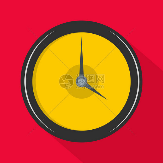 时钟截止间图标用于Web的时钟截止间矢量图标的平面插时钟截止间图标平面样式图片