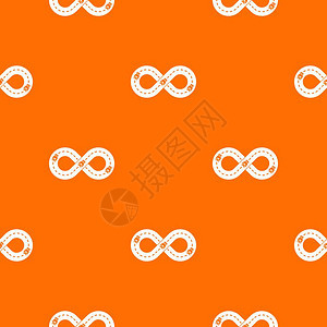 橙色网络设计最佳的轨道模式矢量图图片