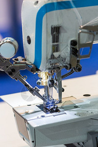 缝纫工厂的设备纺纱高清图片素材