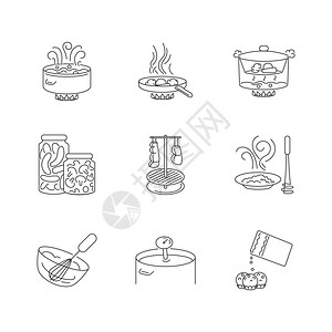发酵食物简笔画图片