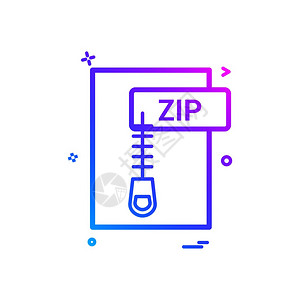 素材库jpgzip文件格式化图标矢量设计插画
