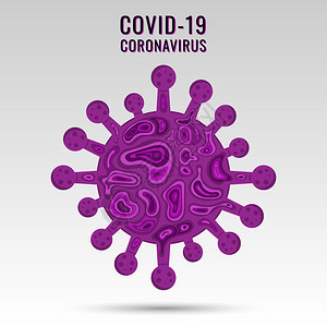 CornaCrnaviuscovid19符号和图标瓷器病原体呼吸道流感covid细胞图片