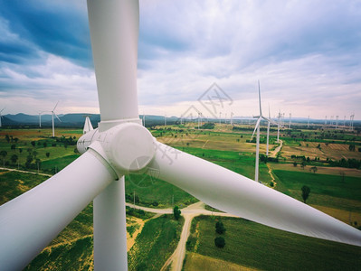 风力涡轮机提供可再生能源持续替代风可持续源图片