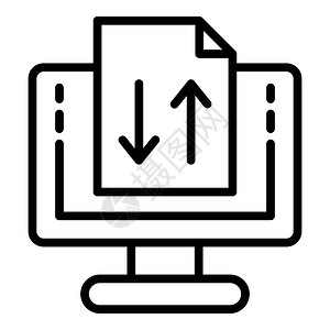 数字化工作系统插画_数字化工作系统卡通_数字化工作系统插图_手绘_板