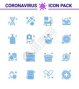 25个图标包括护理肥皂icu手组织冠状2019Nov病媒设计要素图片
