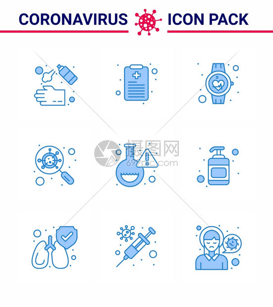 corna2019ncovid19预防图标设置瓶子接口节拍玻璃智能手表2019ncov2019ncv病媒设计元素图片