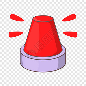 疏散卡通警报图标用于网络设计的警报器矢量图标的漫画插警报器标漫画