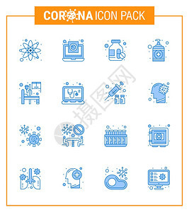 蓝图标25包如医院护理洗涤手传2019NV病媒设计元素图片