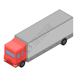 欧洲的卡车图标与欧洲的卡车矢量图标等值用于孤立白色背景的网络设计欧洲的卡车图标等量样式图片