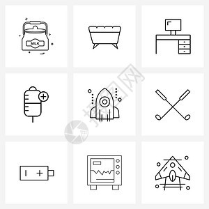 用户速度案桌抽屉医院疗矢量图示图片