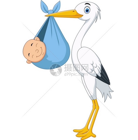 携带新生儿的鸟图片