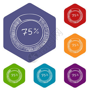 显示信息图的百分率手工绘制的显示网络矢量信息图的百分率显示信息图手画样式的百分率图片