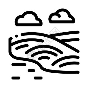 河流公园正在获取当前河流图标矢量正在获取当前河流标志孤立的轮廓