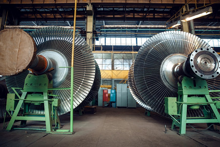 机械金属风电动机器制造工业背景的内地工厂业机械涡轮厂的内地任何人背景