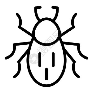 死掉臭虫插画