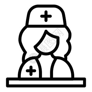碳水化合物营养学医生图标大纲样式插画