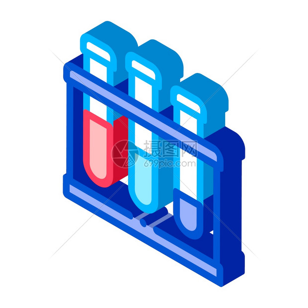 具有病原体分析矢量等符号的气压色孤立符号说明带病原体分析矢量符号的气压图标图片