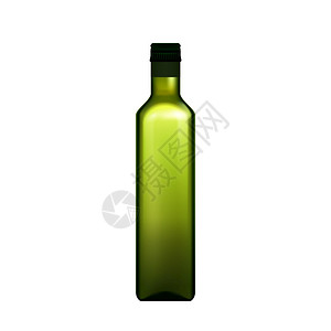 健康素食沙拉或煎饭品的美味石油成分天然液体玻璃包样板符合实际情况的3说明橄榄油有机产品空瓶子矢量图片