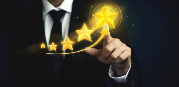 用户对在线申请方面的服务经验给予评级客户可以评价服务质量从而对企业进行名声评级商业高清图片素材