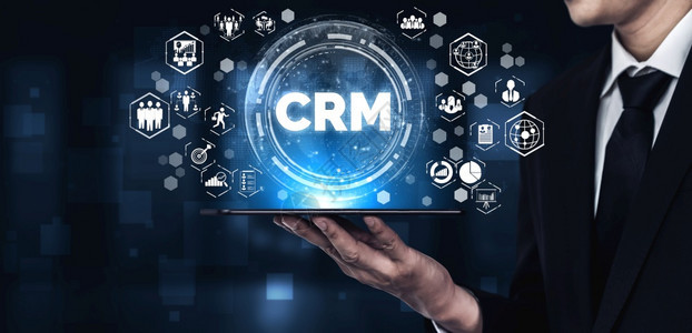为商业销售营系统概念进行客户关系管理在服务应用程序的未来图形界面中提出以支持crm数据库分析图片