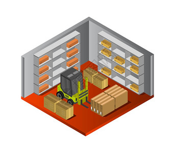 物流塑料垫板托盘插画_物流塑料垫板托盘卡通_物流塑料垫板托盘插图