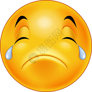 包包哭哭笑的表情插画