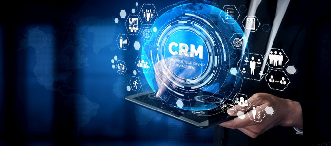 为商业销售营系统概念进行客户关系管理在服务应用程序的未来图形界面中提出以支持crm数据库分析图片