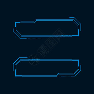 未来的用户界面插图设计模板图片