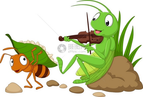 卡通可爱的蚂蚁图片