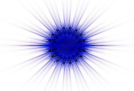 抽象蓝色恒星数字生成此图像图片