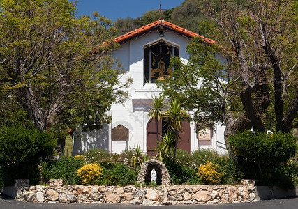 圣迪戈附近的Ysabel小教堂外花园图片