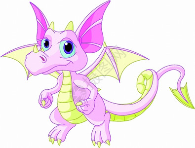 科技幻想画竞赛卡通小龙插画